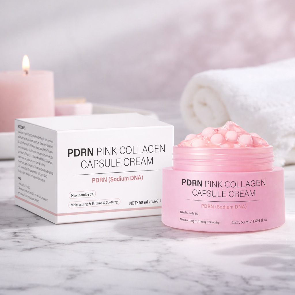 Skincare Glow Glowing - 50ml Kollajen Kapsül Krem Yüz İçin