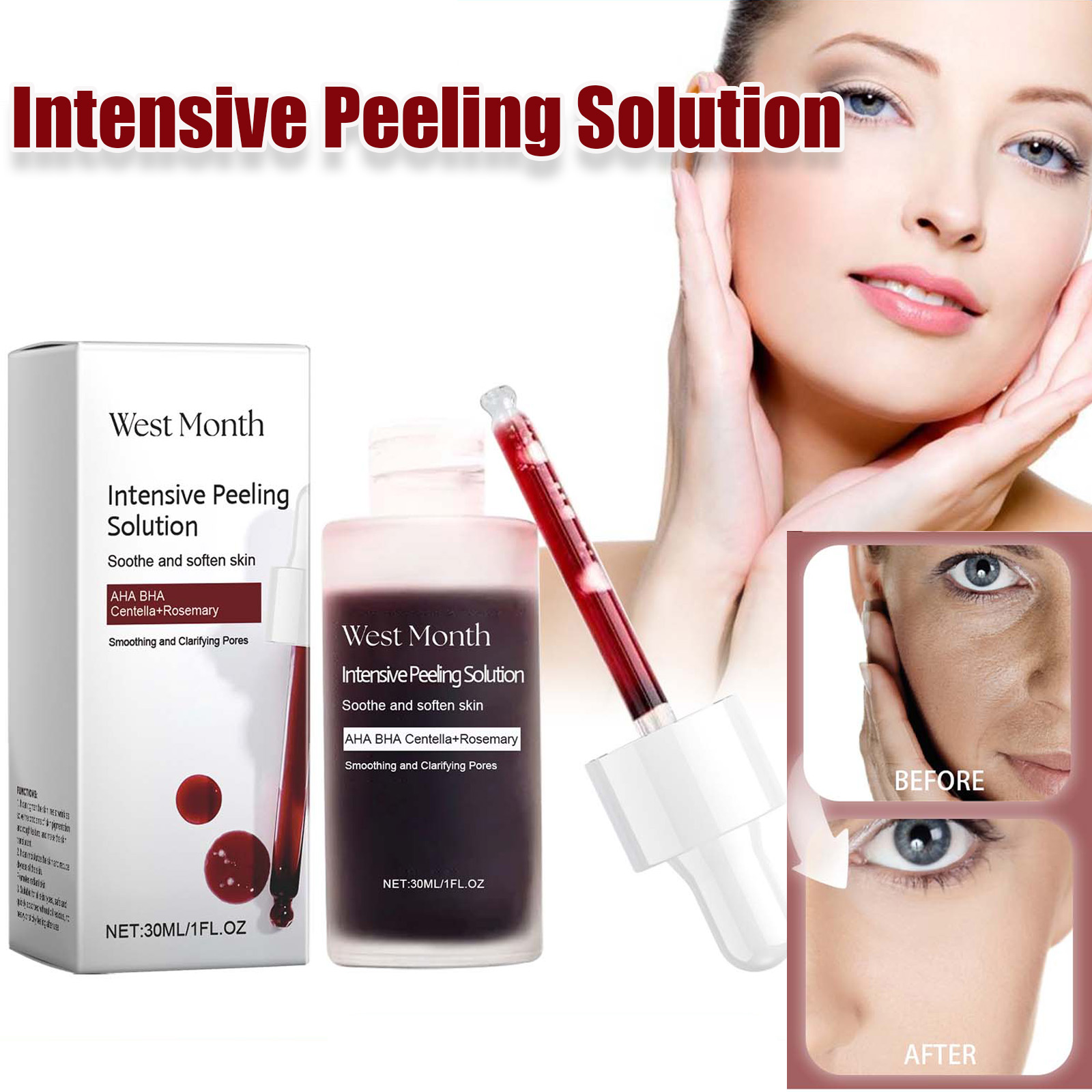 Aha Bha Exfoliant - Peeling Yüz Serumu Anti Akne Aydınlatıcı