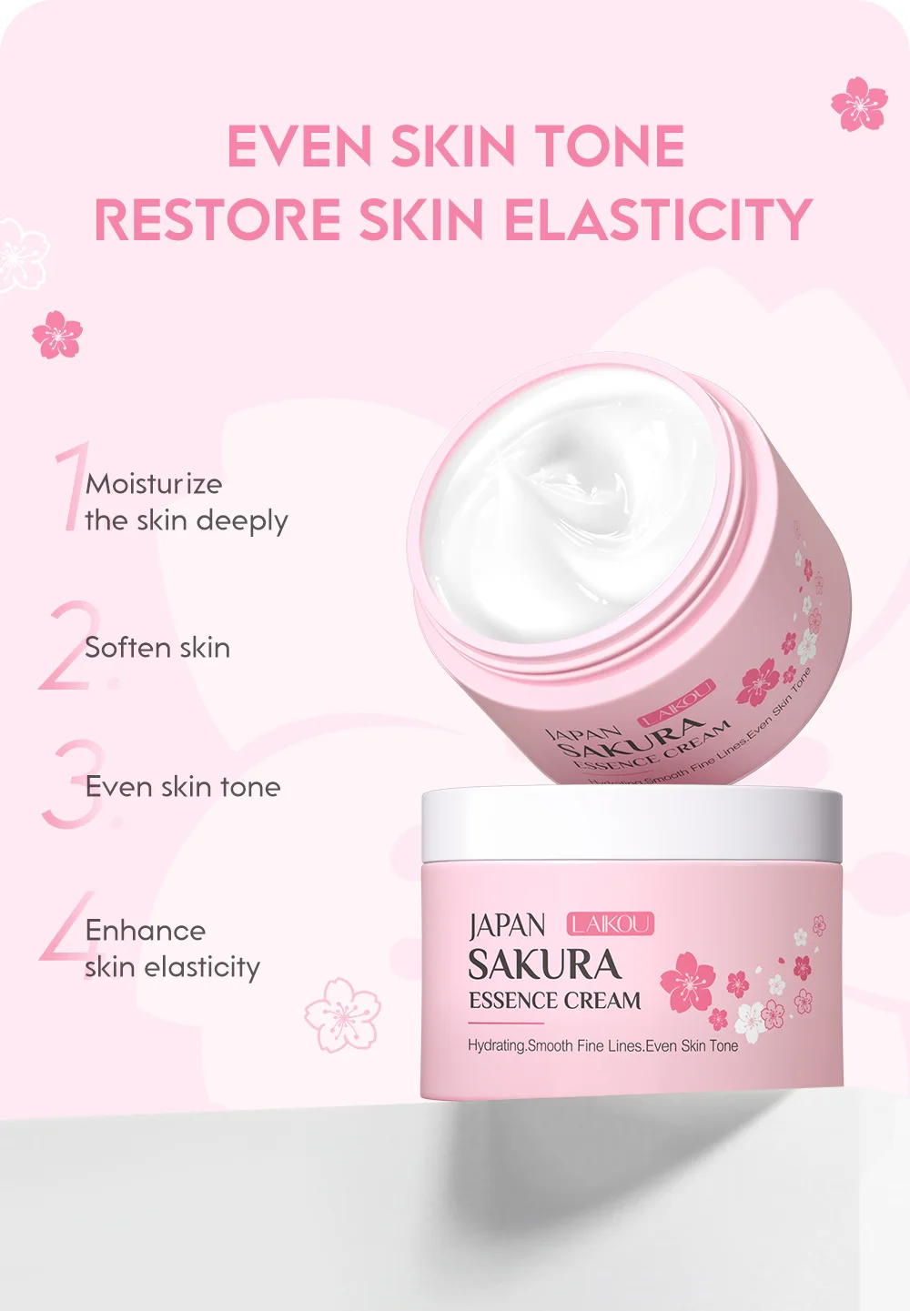LAIKOU Japonya Sakura Özlü Kre - Skincare Vitamin C incelemesi ve fiyatı