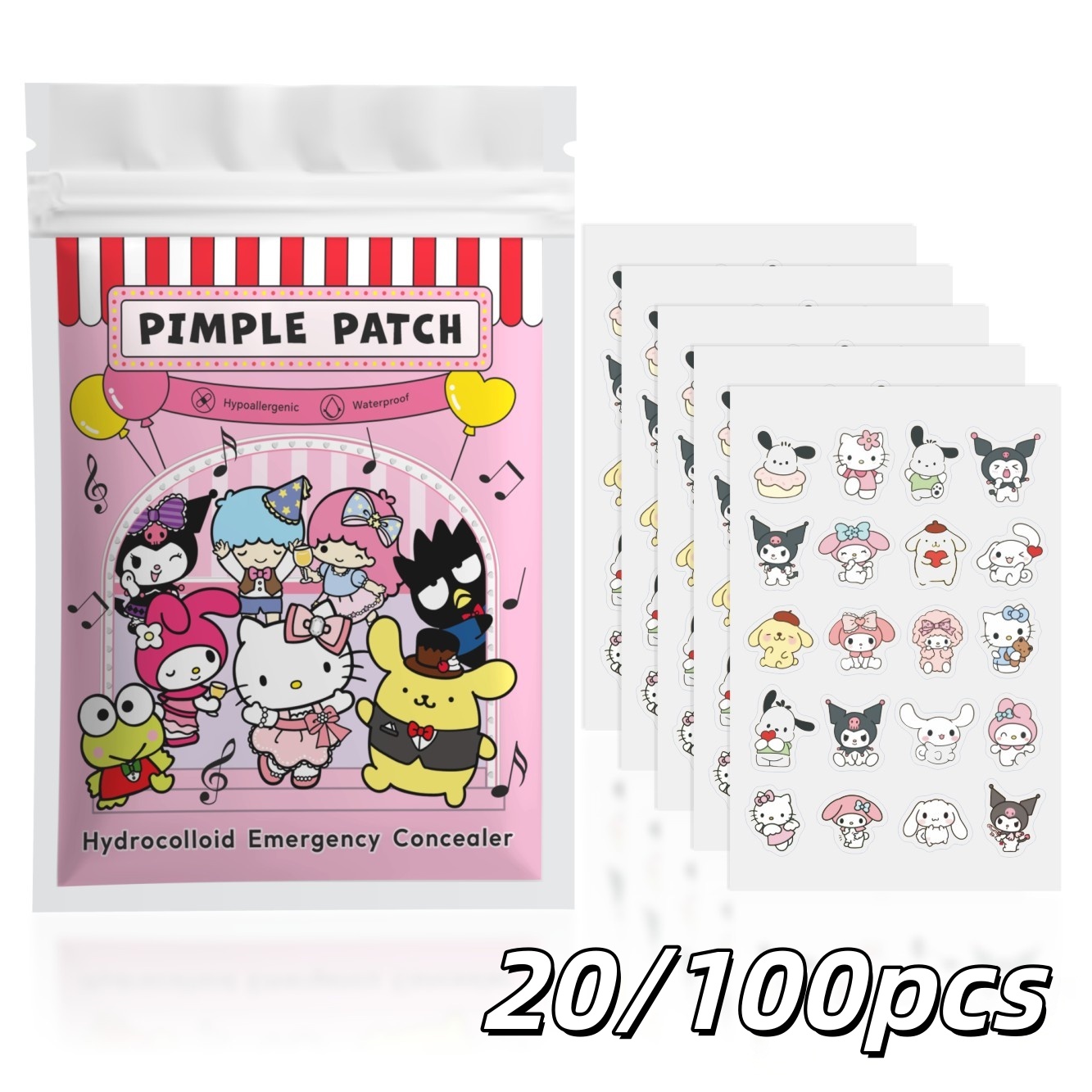 20/100 adet Hello Kitty Hidrok - Skincare The Originote incelemesi ve fiyatı